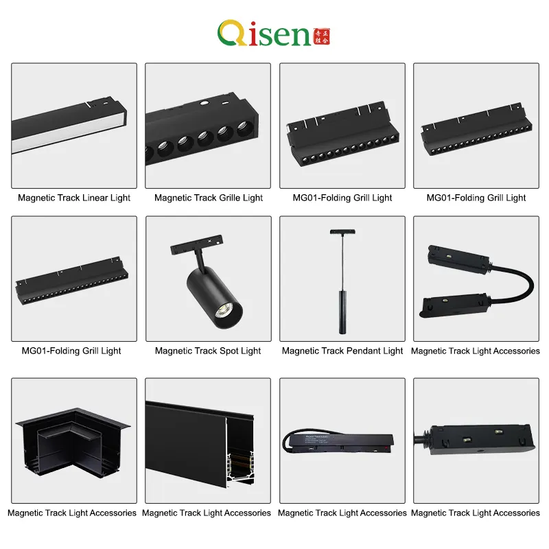 Slim Dimmable Aluminum Magnetic Linear LED Track Light 40W 48V