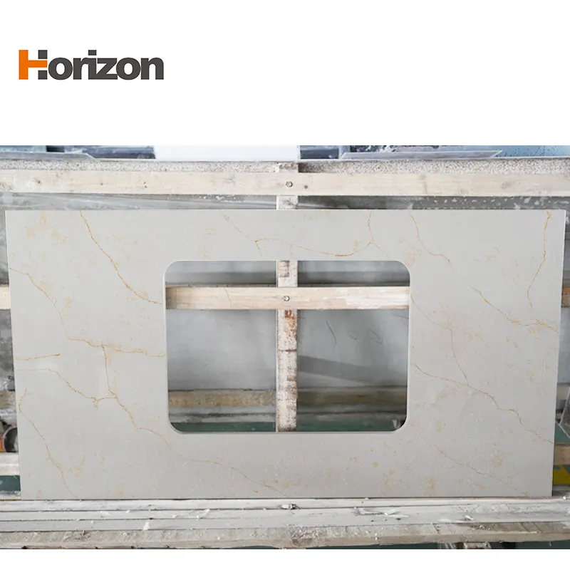 Calacatta Engineered Quartz Slab 3200x1600mm
