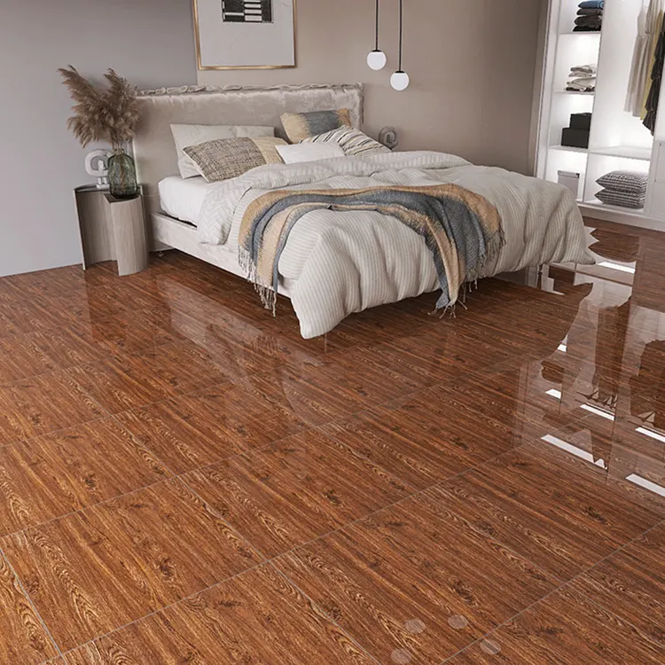Wood-Look Porcelain Floor Tile 600x600mm/60x60cm