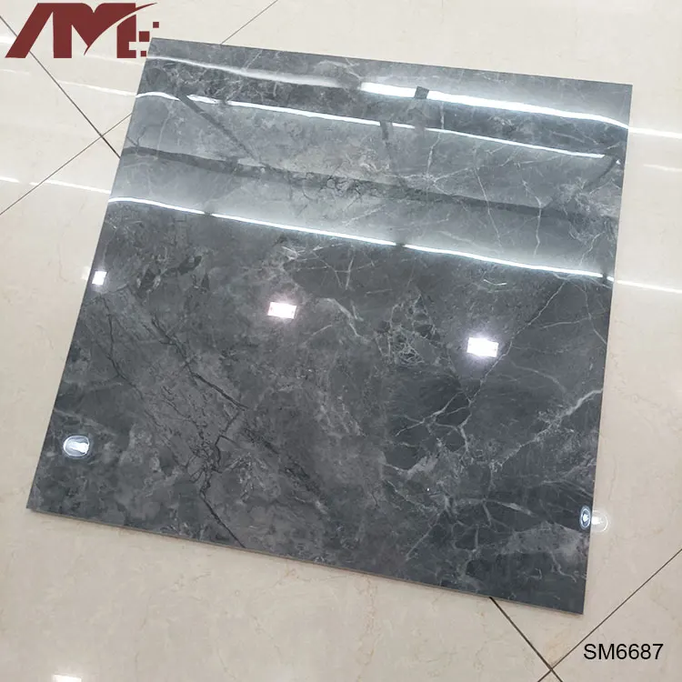 Marble-Look Porcelain Floor Tile 600x600mm