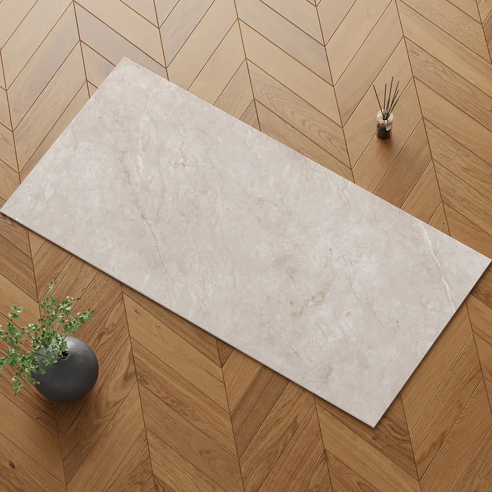 Stone-Look Glazed Porcelain Floor Tile 750x1500mm