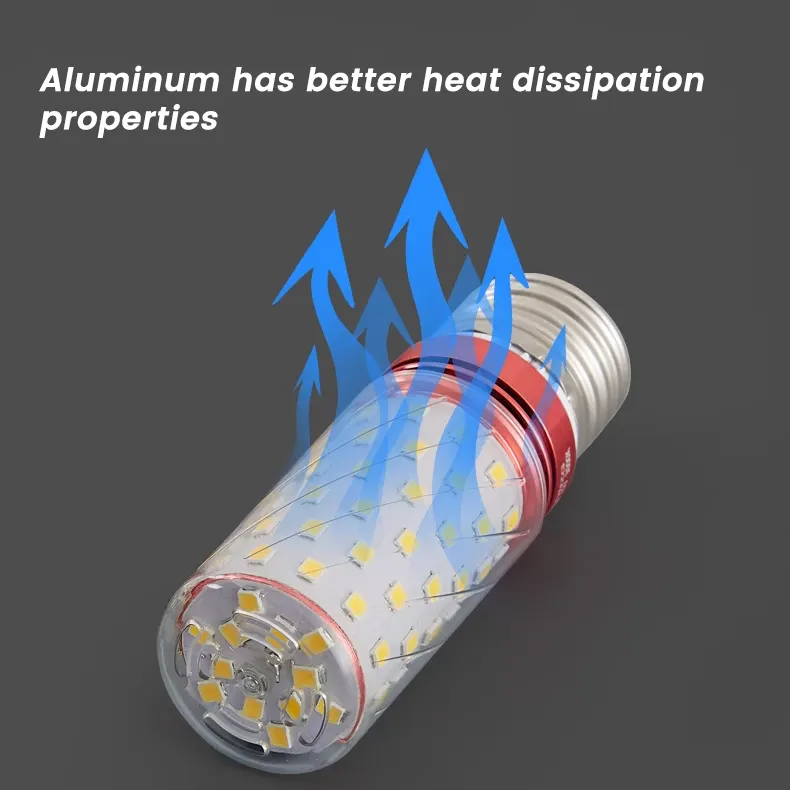 Aluminum LED Light Bulb 12-24W E14/E27 Base 3CCT Selectable
