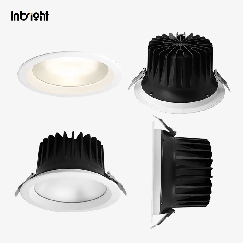 Anti-Glare Dimmable Recessed LED Downlight 18-48W IP65