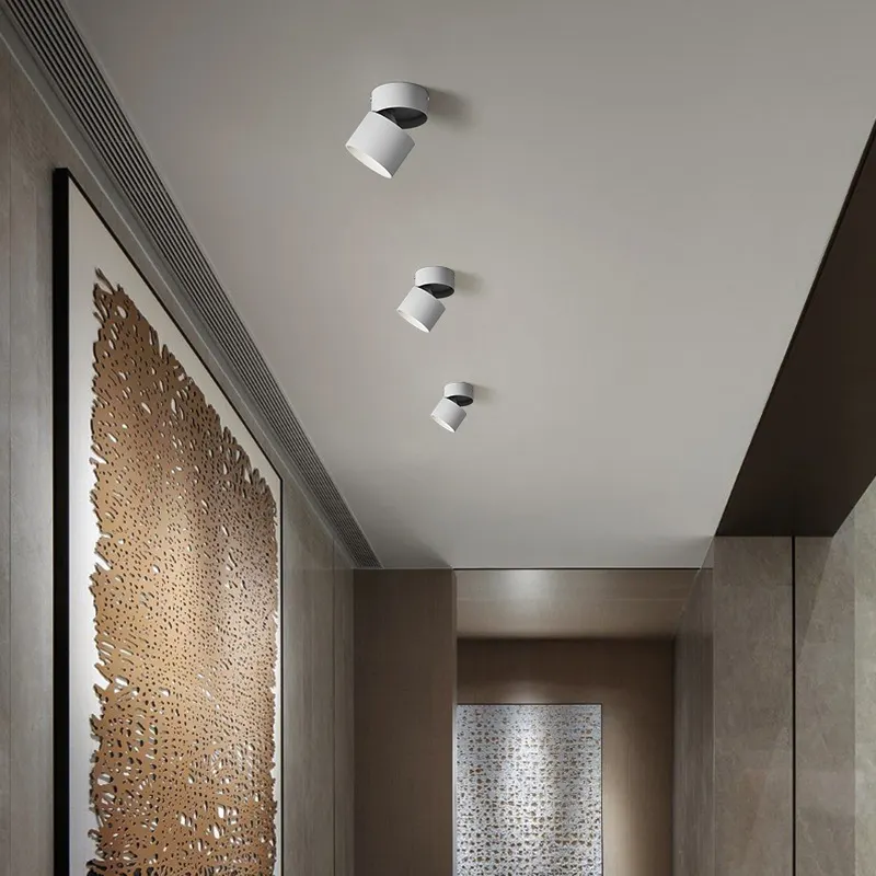 Anti-Glare Adjustable Surface-Mounted COB LED Downlight 7-20W