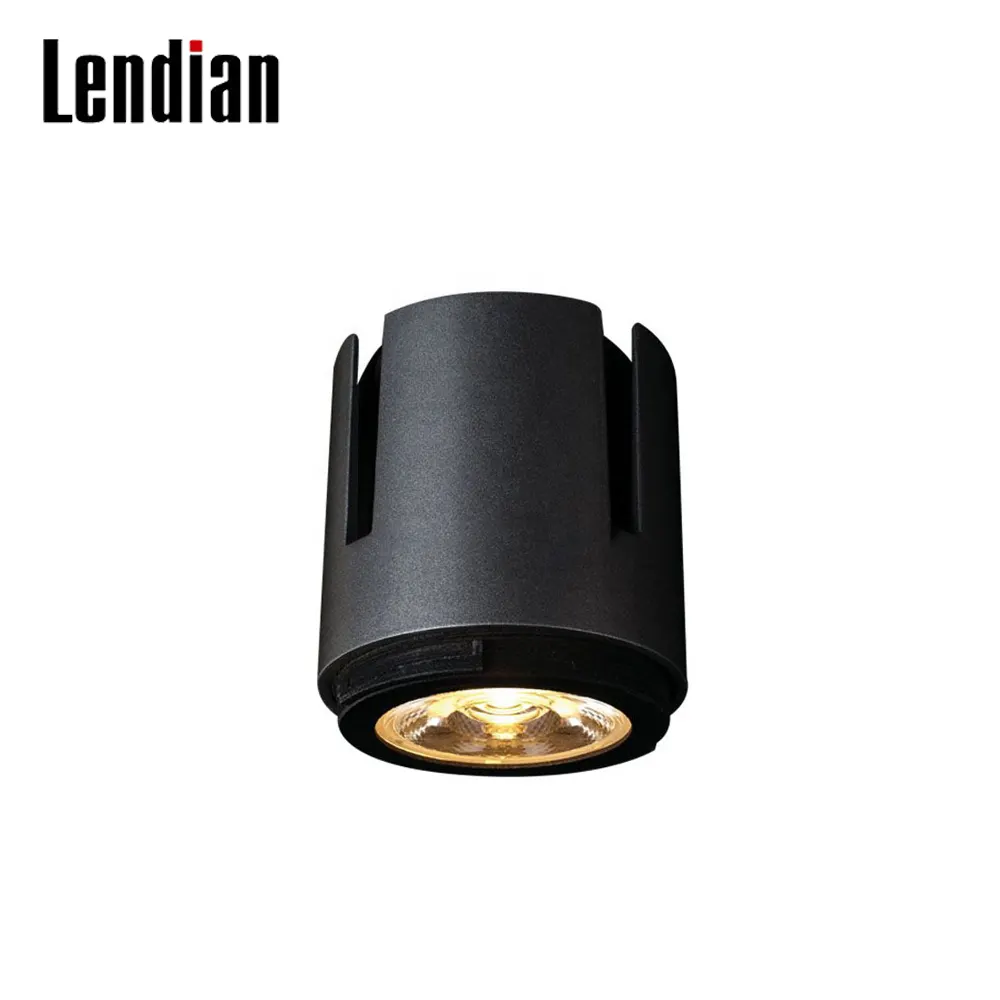 Anti-Glare Adjustable Dimmable Recessed COB LED Downlight Black 30W