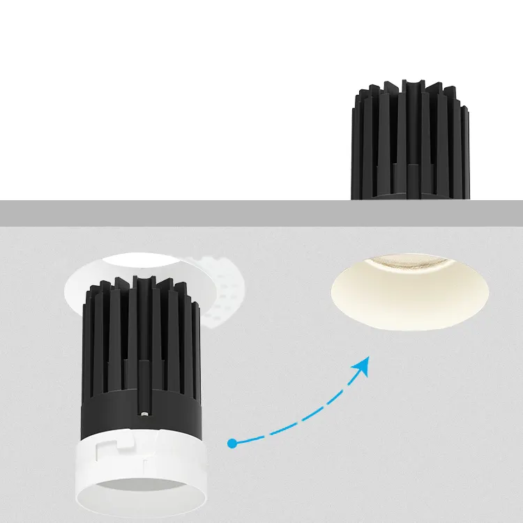 Dimmable Recessed Aluminum LED Downlight 10-25W IP65