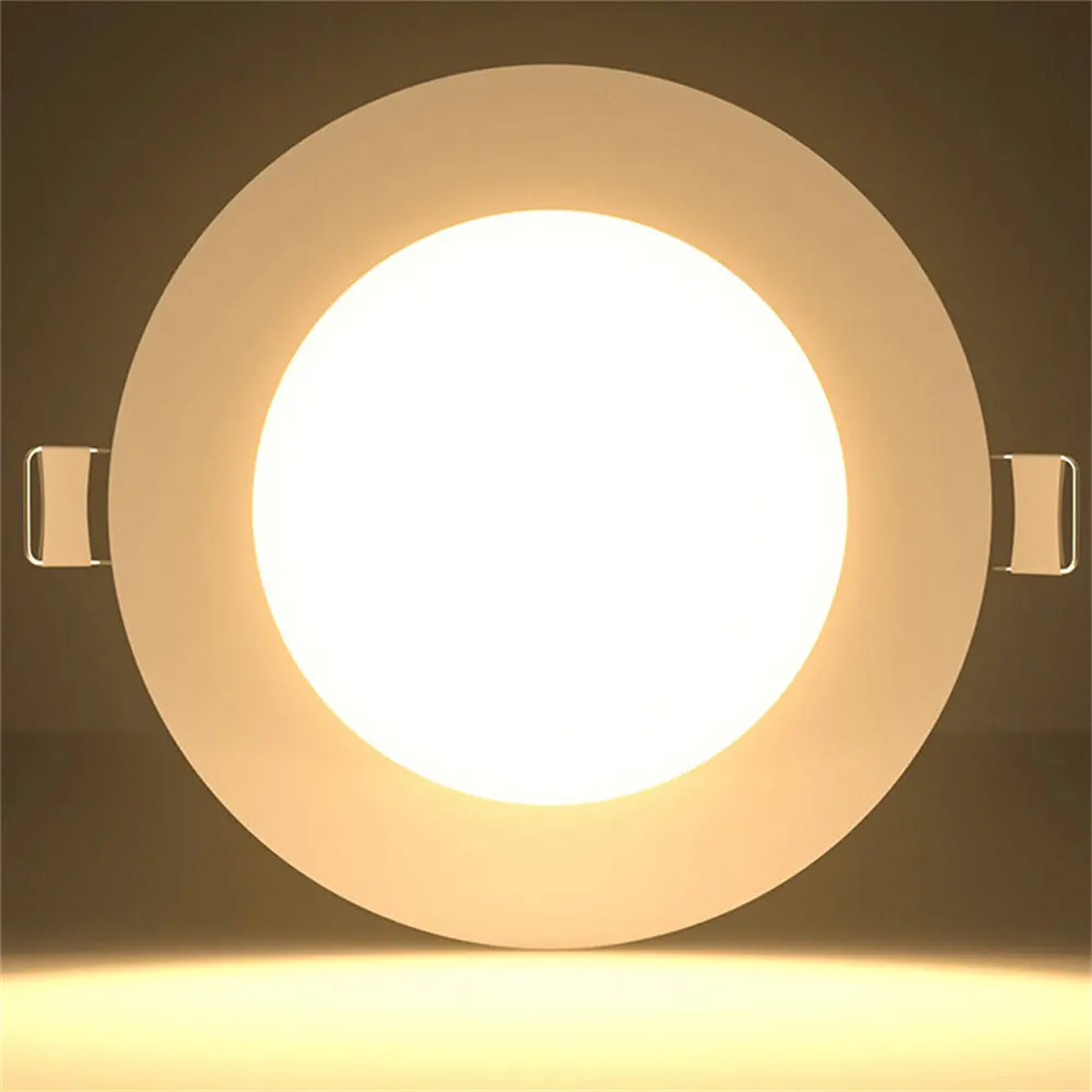 Slim Recessed Round LED Panel Light 9-18W