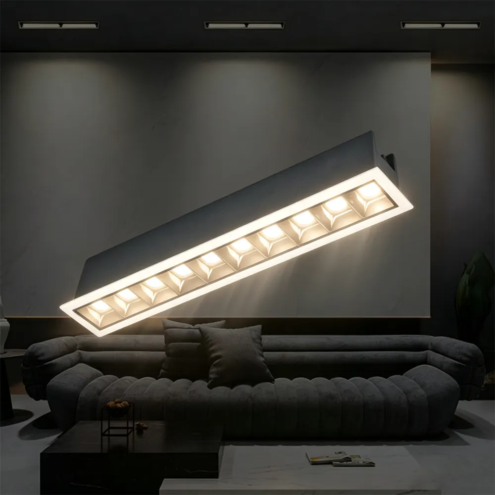 Slim Square Aluminum LED Grille Spotlight