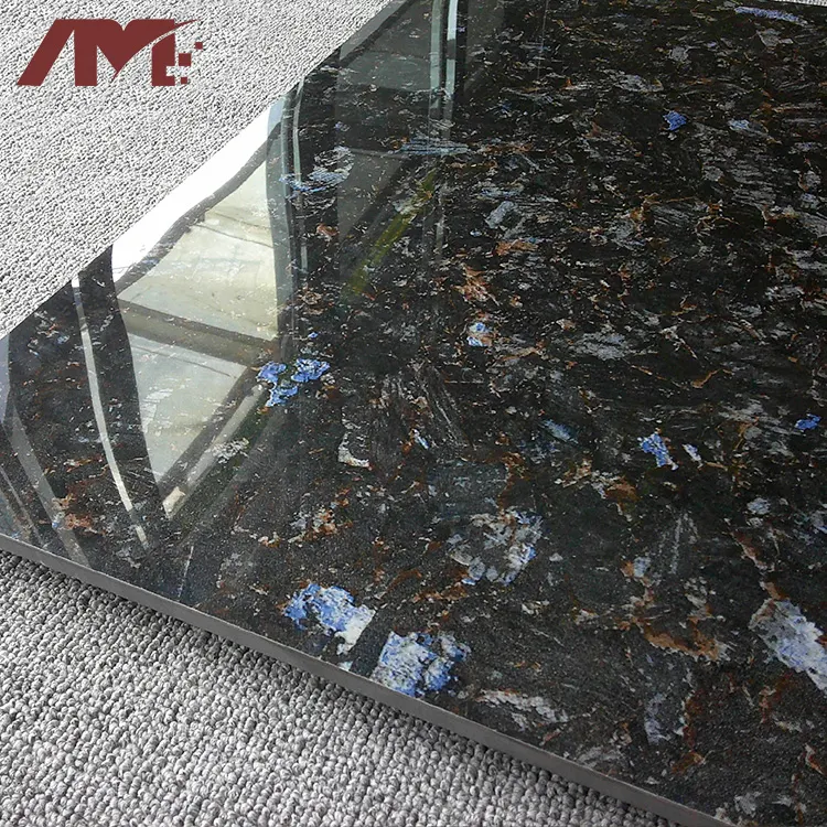 Stone-Look Glossy Porcelain Floor Tile 600x600mm