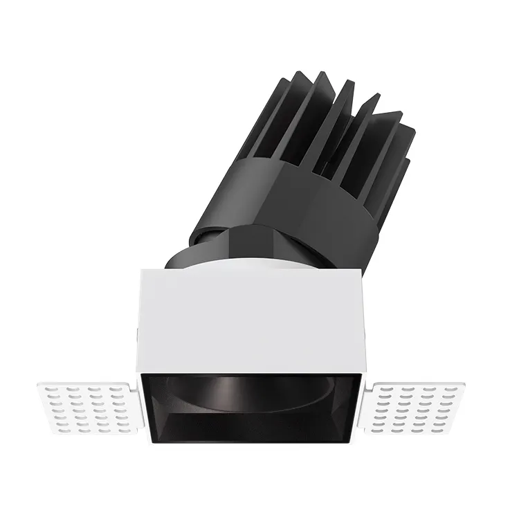Trimless Dimmable Recessed Square COB LED Downlight 8-25W IP65