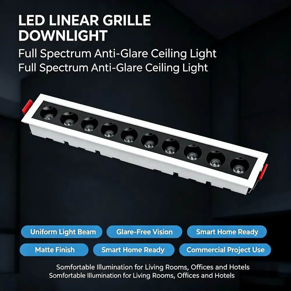 Aluminum LED Grille Spotlight 10-30W
