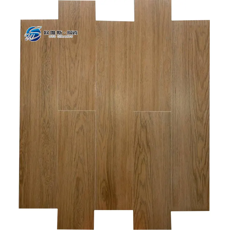 Non-Slip Wood-Look Ceramic Floor Tile 200x1000mm