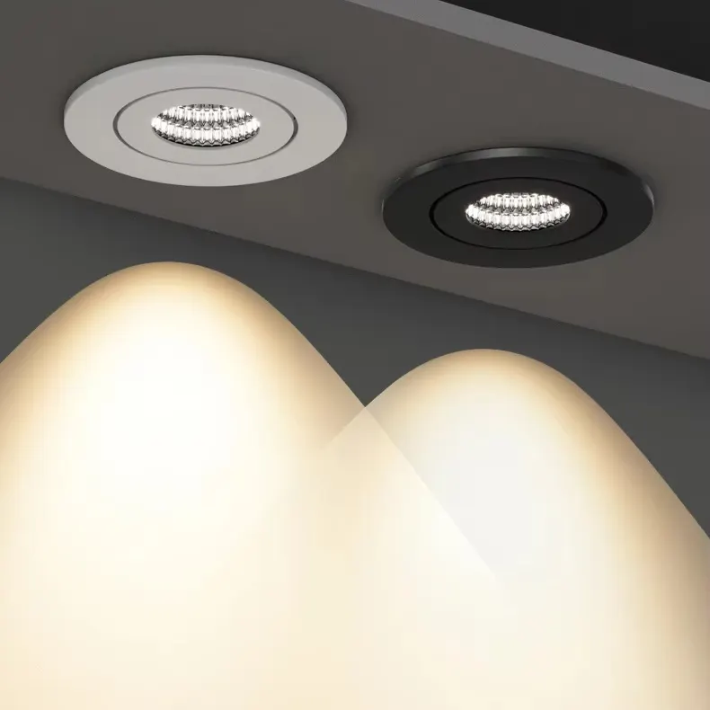 Recessed Aluminum LED Downlight 3/5W For Indoor Lighting