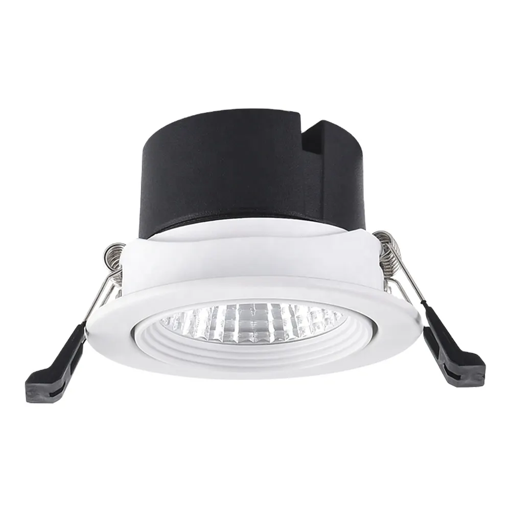 Anti-Glare Dimmable Recessed COB LED Downlight 5-12W 24V 3CCT Selectable product sample
