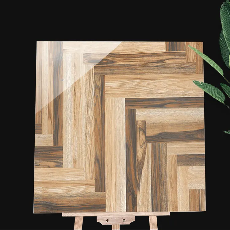 Wood-Look Porcelain Floor Tile 600x600mm