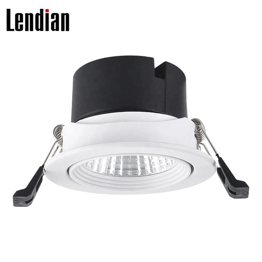 Adjustable Recessed Aluminum COB LED Downlight 5-15W 3000K product sample