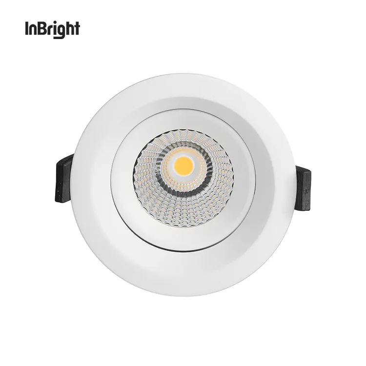 Anti-Glare Adjustable Dimmable Recessed LED Downlight 7-30W IP50
