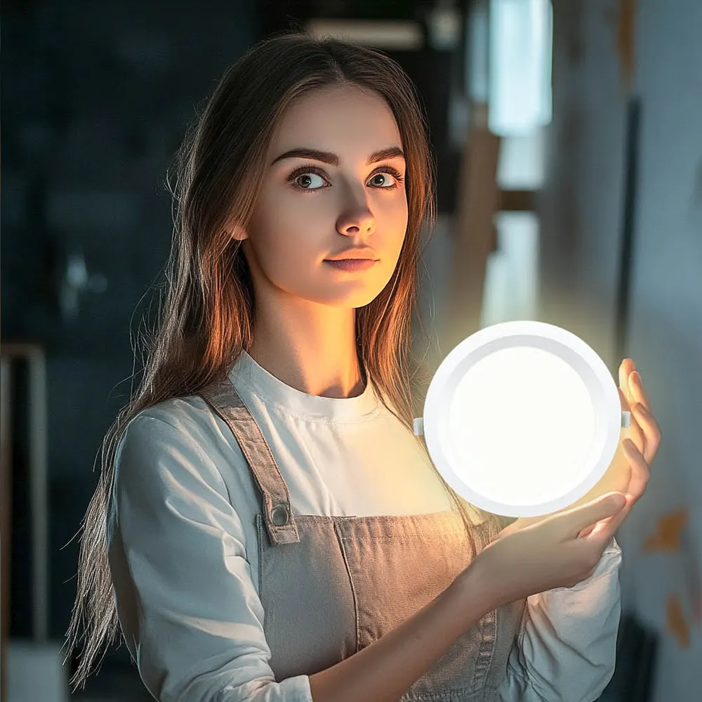Dimmable Recessed Aluminum LED Downlight 8/12W 230V 3CCT Selectable