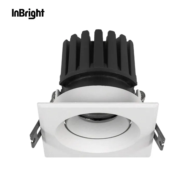 Anti-Glare Adjustable Recessed Square LED Downlight 8-25W