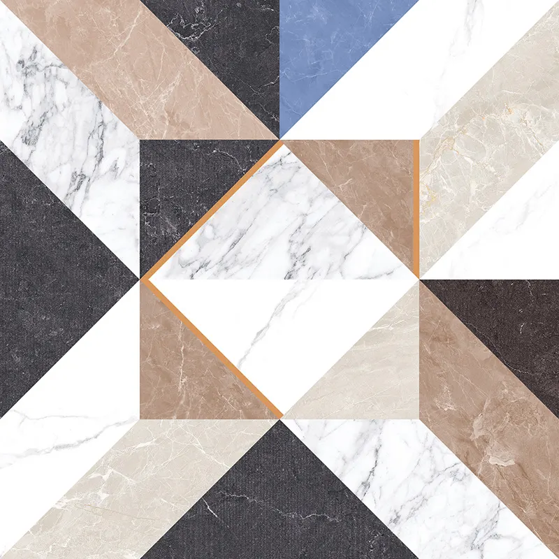 Polished Ceramic Floor Tile 300x300mm 5mm Thick