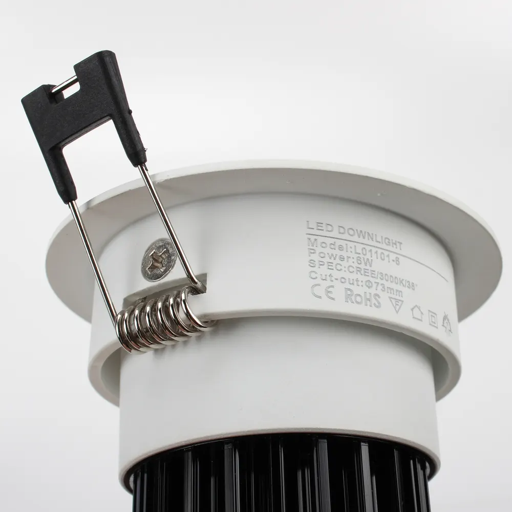 Recessed Aluminum LED Downlight 3-9W
