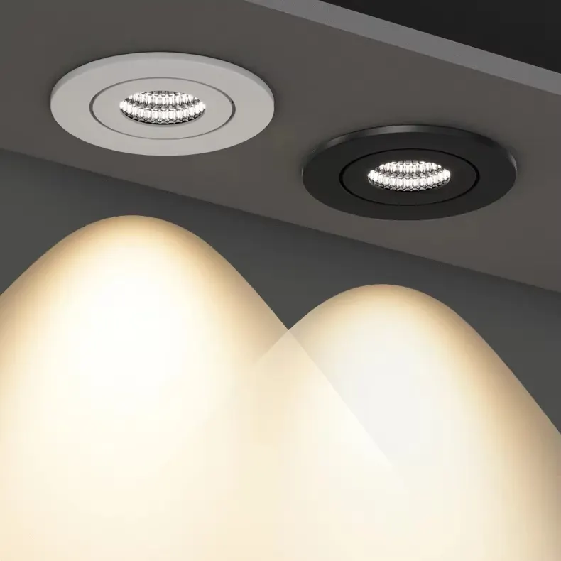 Recessed Aluminum LED Downlight 3/5W For Indoor Lighting product sample