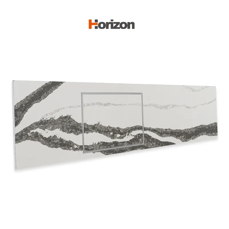 White Matte Engineered Quartz Slab 3200x1600mm