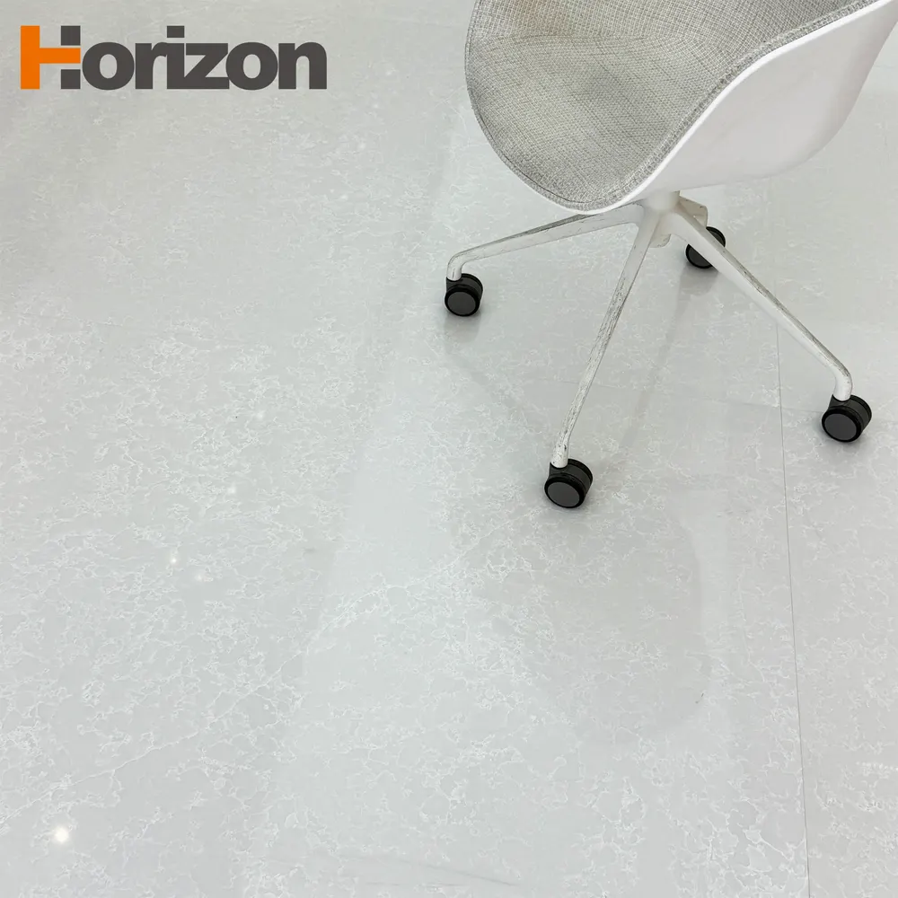 Beige Engineered Quartz Slab With 93% Natural Quartz Content
