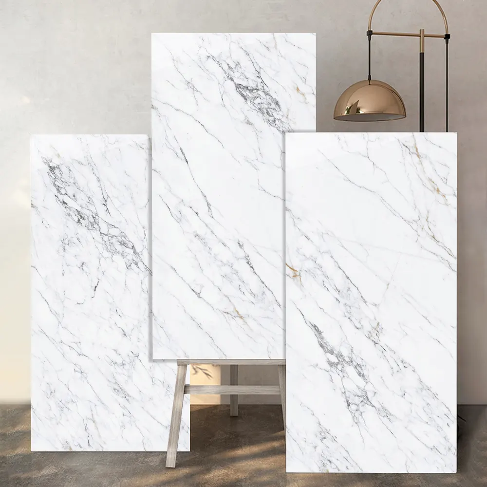 Stone-Look Polished Porcelain Wall Tile 750x1500mm product sample