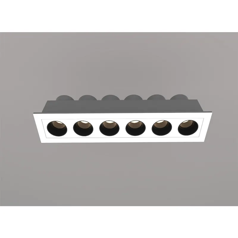 Anti-Glare Dimmable Recessed LED Grille Spotlight 10W