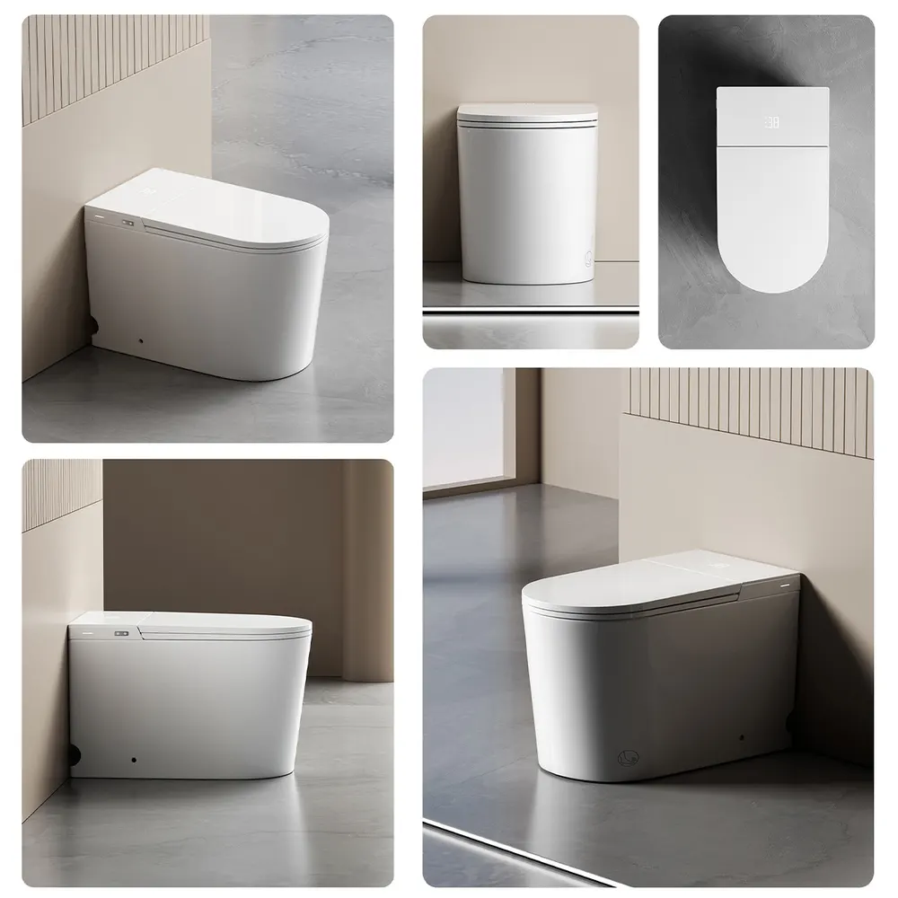 Smart Ceramic Toilet With Electronic Controls