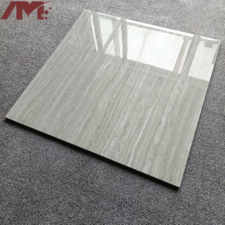 Wood-Look Gray Porcelain Wall And Floor Tile 600x600mm