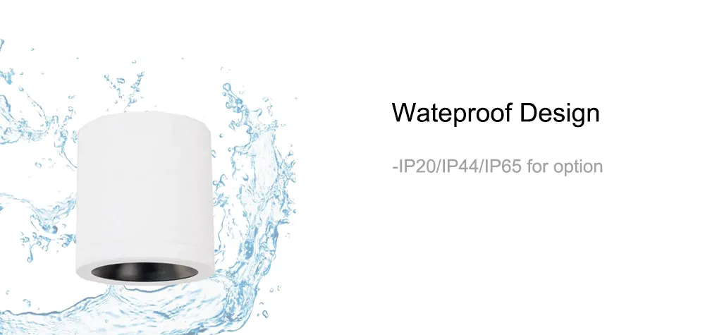 Surface-Mounted Round Aluminum LED Downlight 7/40W 220V