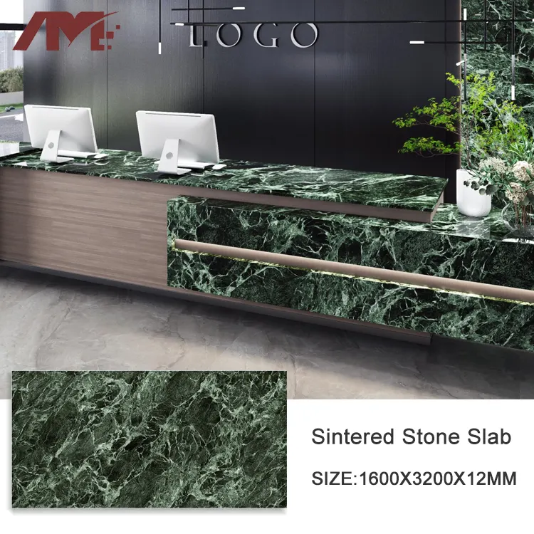 Marble-Look Porcelain Floor Tile 1600x3200mm