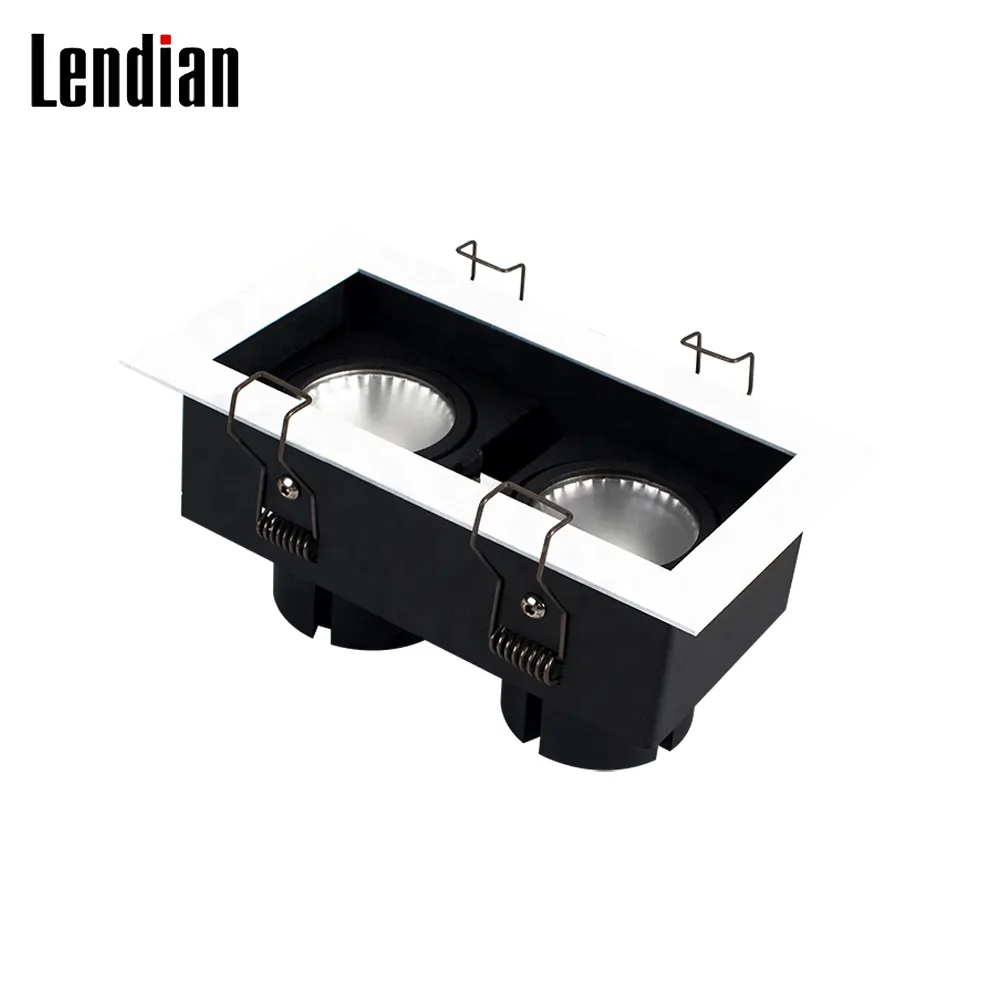 Adjustable Recessed Square LED Grille Spotlight 9-30W