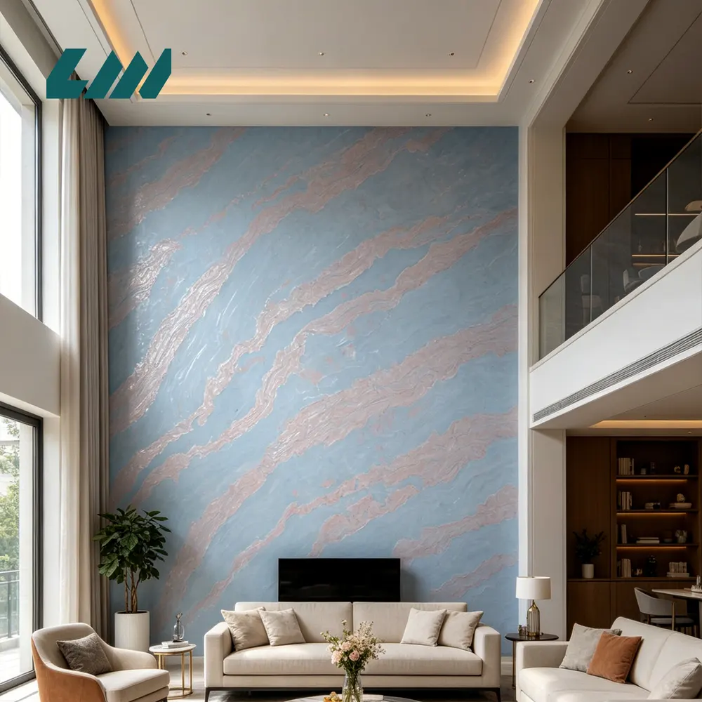 Jade-Look Polished Engineered Quartz Slab 3200x1600mm