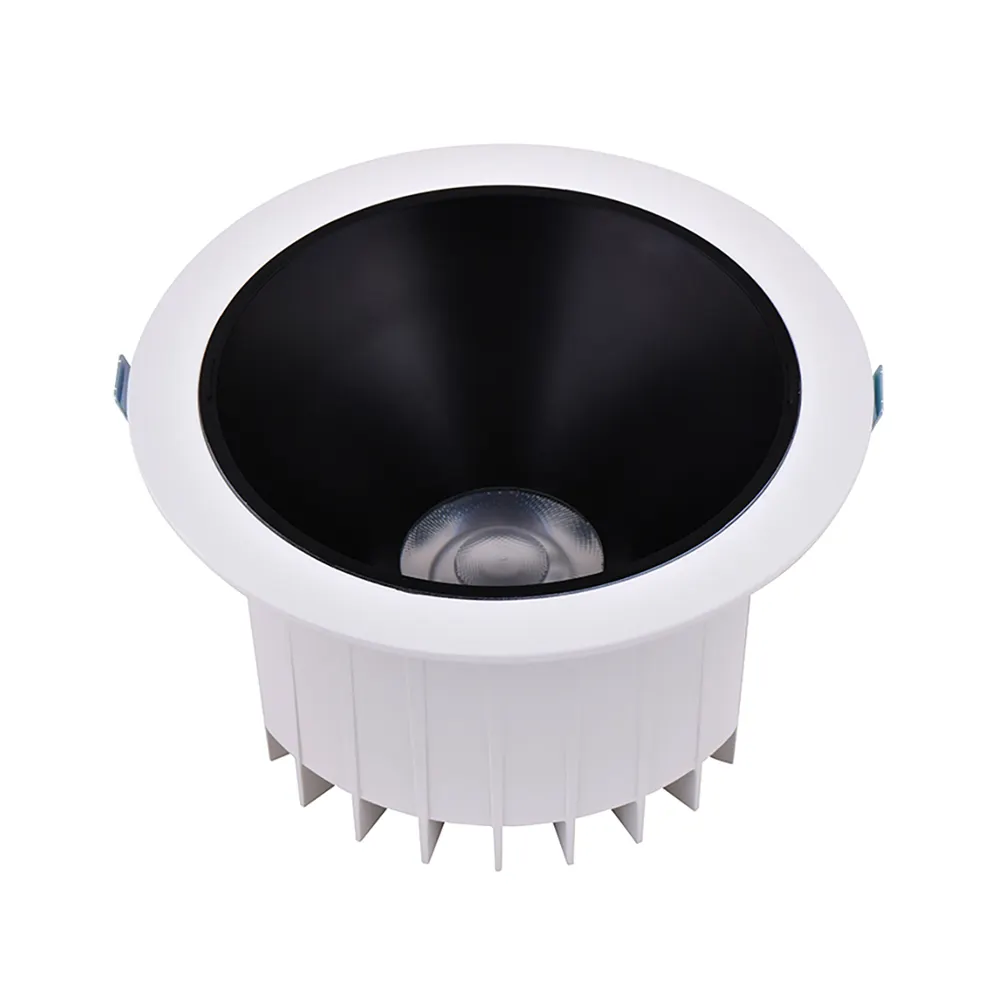 Adjustable Recessed Aluminum LED Downlight White/Black/Gold 10-40W IP65