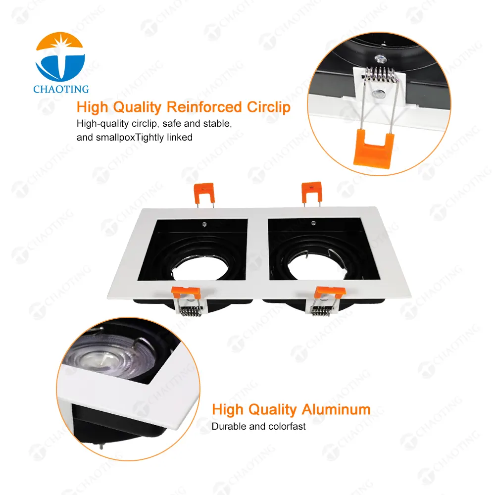 Recessed Aluminum Downlight Housing MR16/GU10