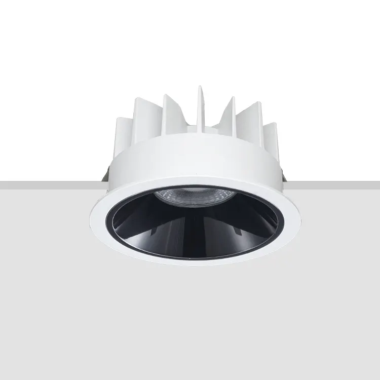 Anti-Glare Adjustable Recessed LED Downlight Black/White 10-50W IP65