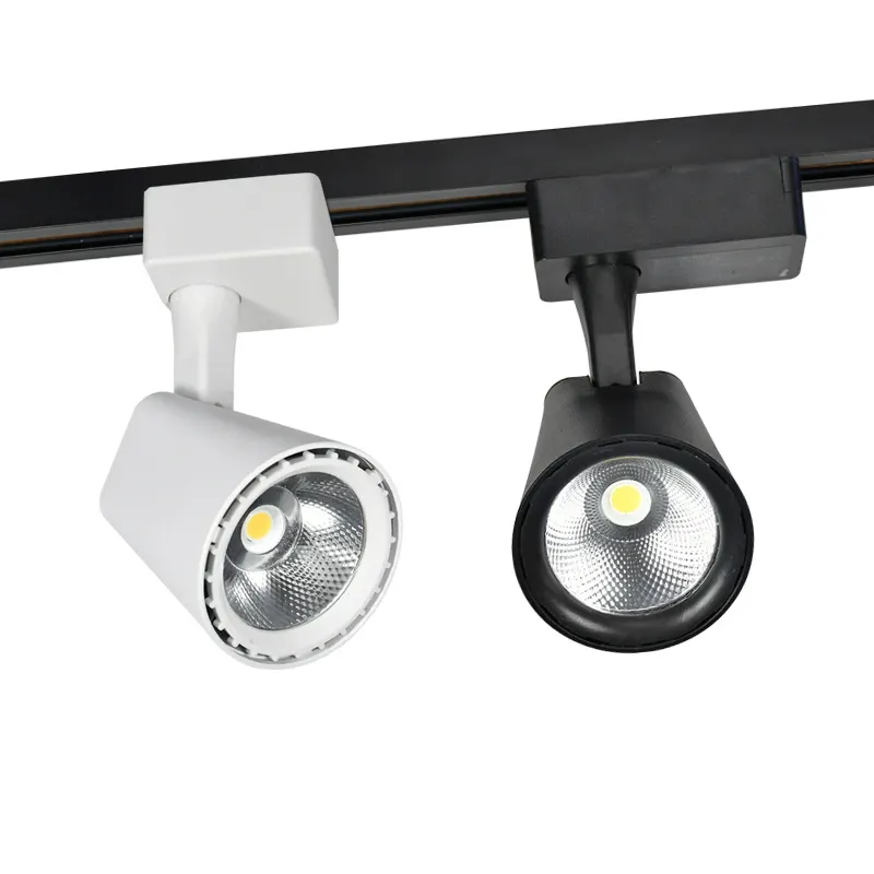 Adjustable Aluminum COB LED Track Spotlight 10-40W