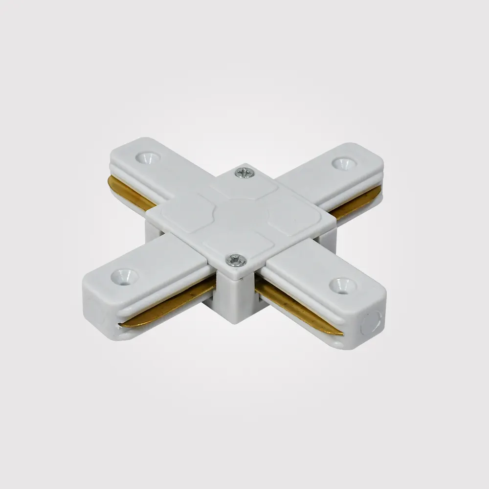 Aluminum T-Connector for Track Lighting White