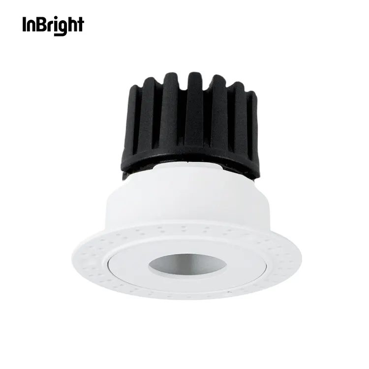 Dimmable Recessed Aluminum COB LED Downlight 8/15W IP65