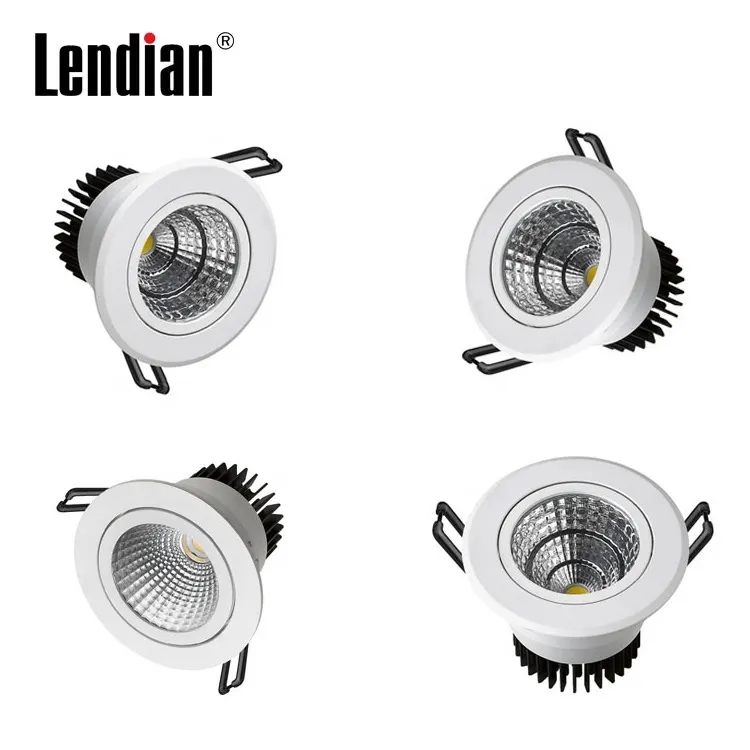 Adjustable Recessed Aluminum LED Downlight 6-40W
