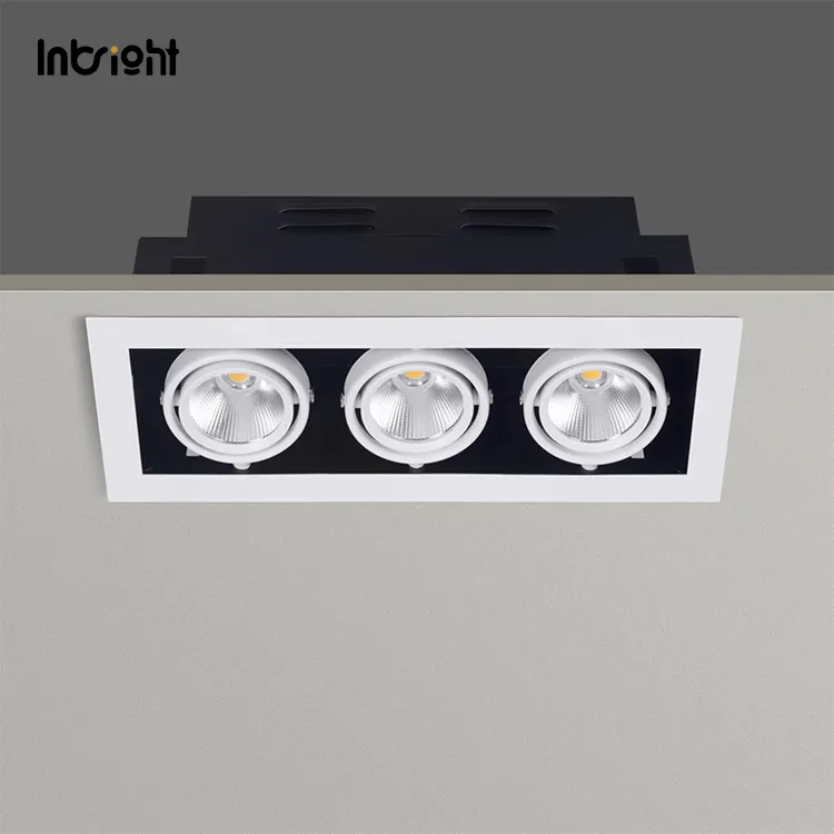Recessed Aluminum LED Grille Spotlight 20W