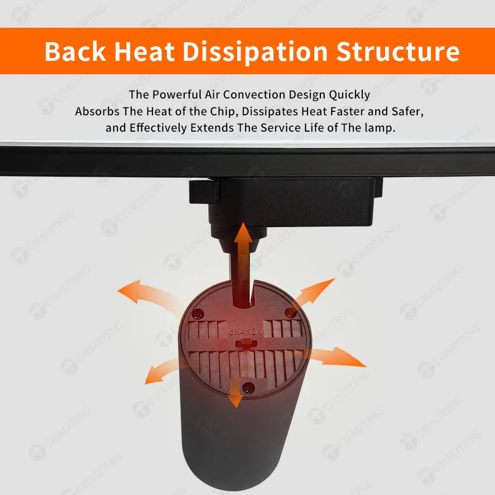 Adjustable Aluminum LED Track Spotlight 10-30W 220V