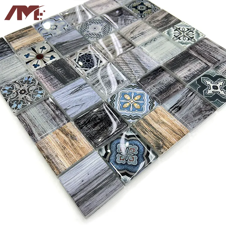 Glossy Glass Mosaic Tile 297x297x7mm