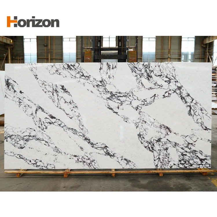 Engineered Quartz Slab 3200x1600mm 30mm For Countertops product sample