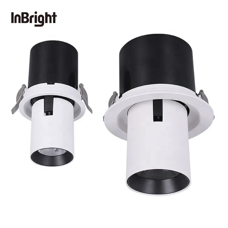Dimmable Recessed Aluminum COB LED Downlight 10-25W