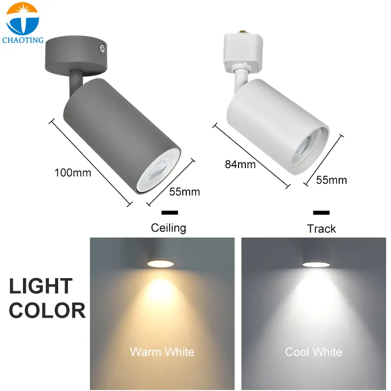 Aluminum Surface-Mounted LED Downlight GU10 3-7W