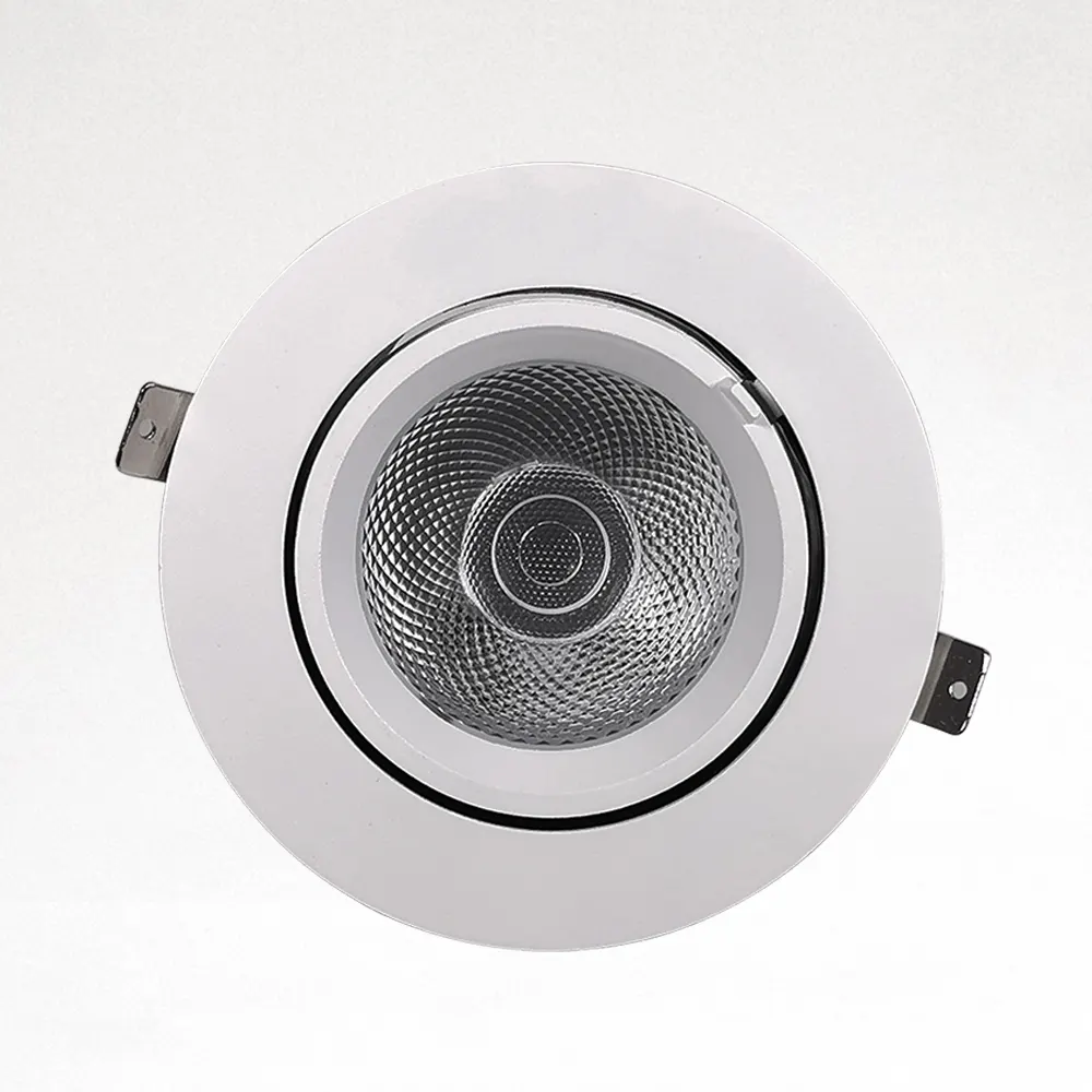 Trimless Recessed Aluminum COB LED Downlight 12-40W 90mm